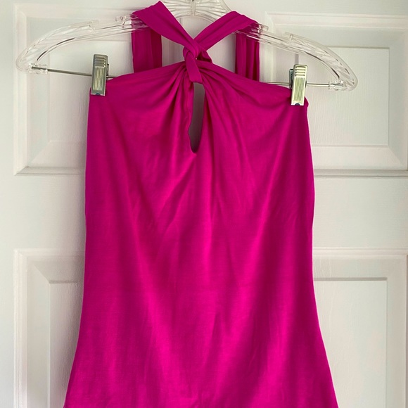 Saint Grace Tops - Women’s size 1 halter top with keyhole cutout and built-in bra. Soft & stretchy!